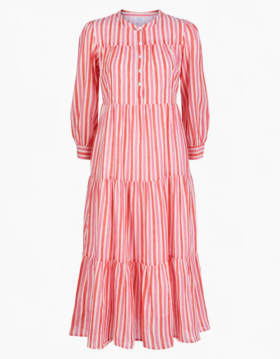 Pink City Prints - Candy Stripe Georgie Dress