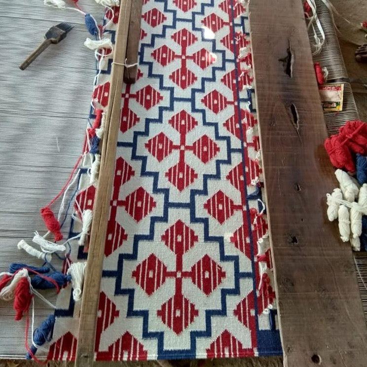 Traditional Agra Flatweave Rug - Custom Colours & Size
