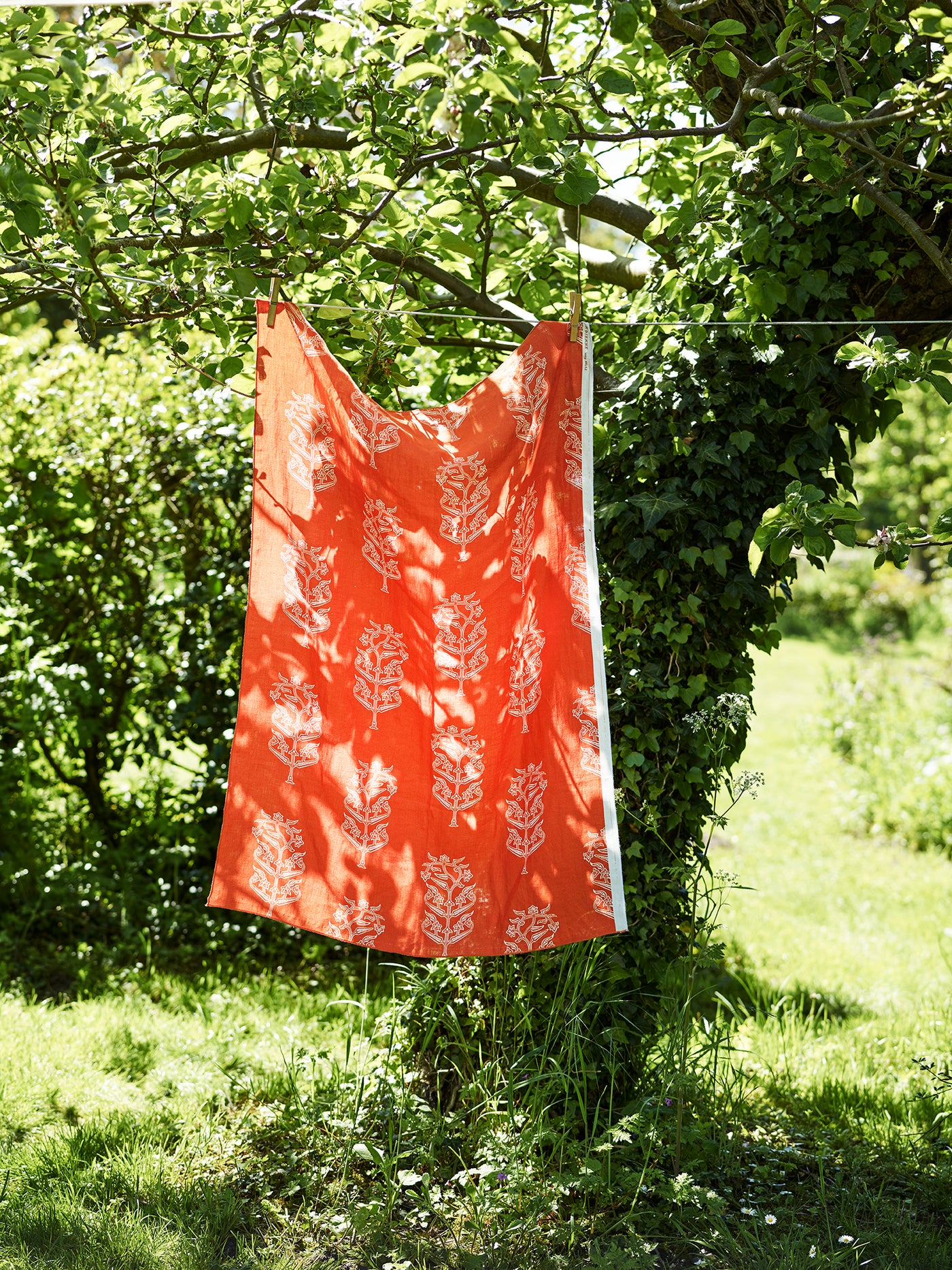 Alsisar Orange Fabric  W - 74cm, L - 98cm