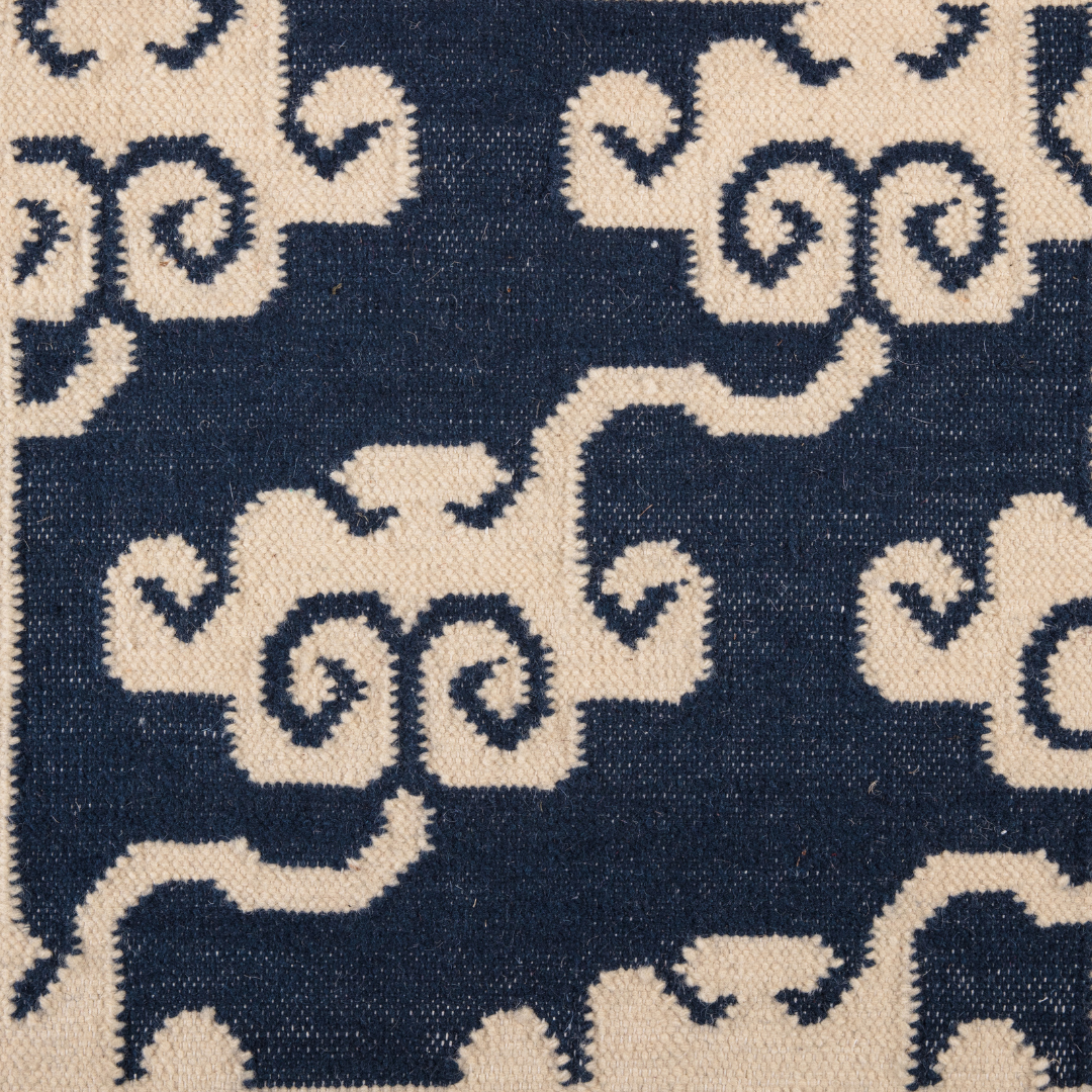 Tibetan Clouds Flatweave Rug - Custom Colours & Size
