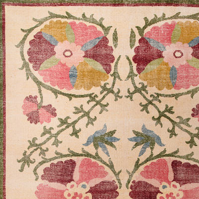 Samarkand Hand Knotted Rug - Custom Colours & Size