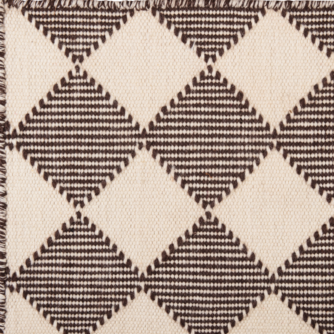 Thornham Diamond Flatweave Rug - Custom Colours & Size
