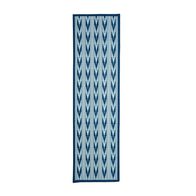 Salvador Flatweave Runner - Praia Blue