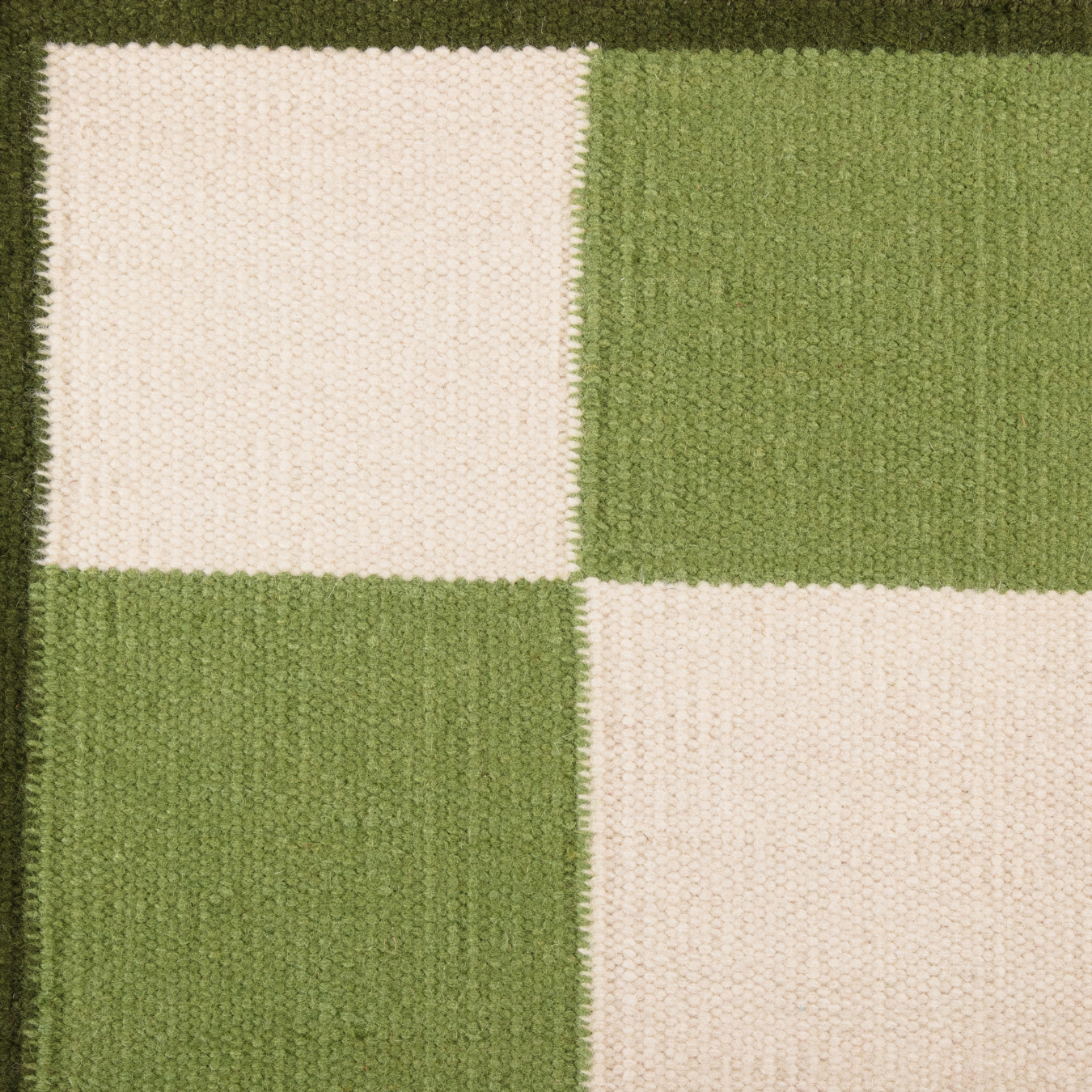 Chequerboard Flatweave Rug - Custom Colours & Size