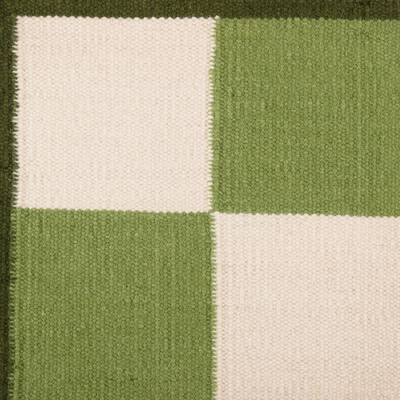 Chequerboard Flatweave Rug - Custom Colours & Size