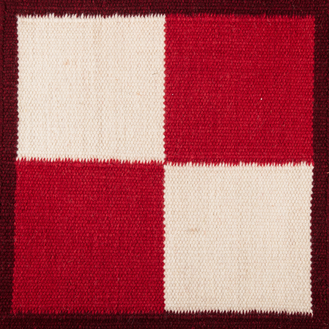 Chequerboard Flatweave Rug - Custom Colours & Size