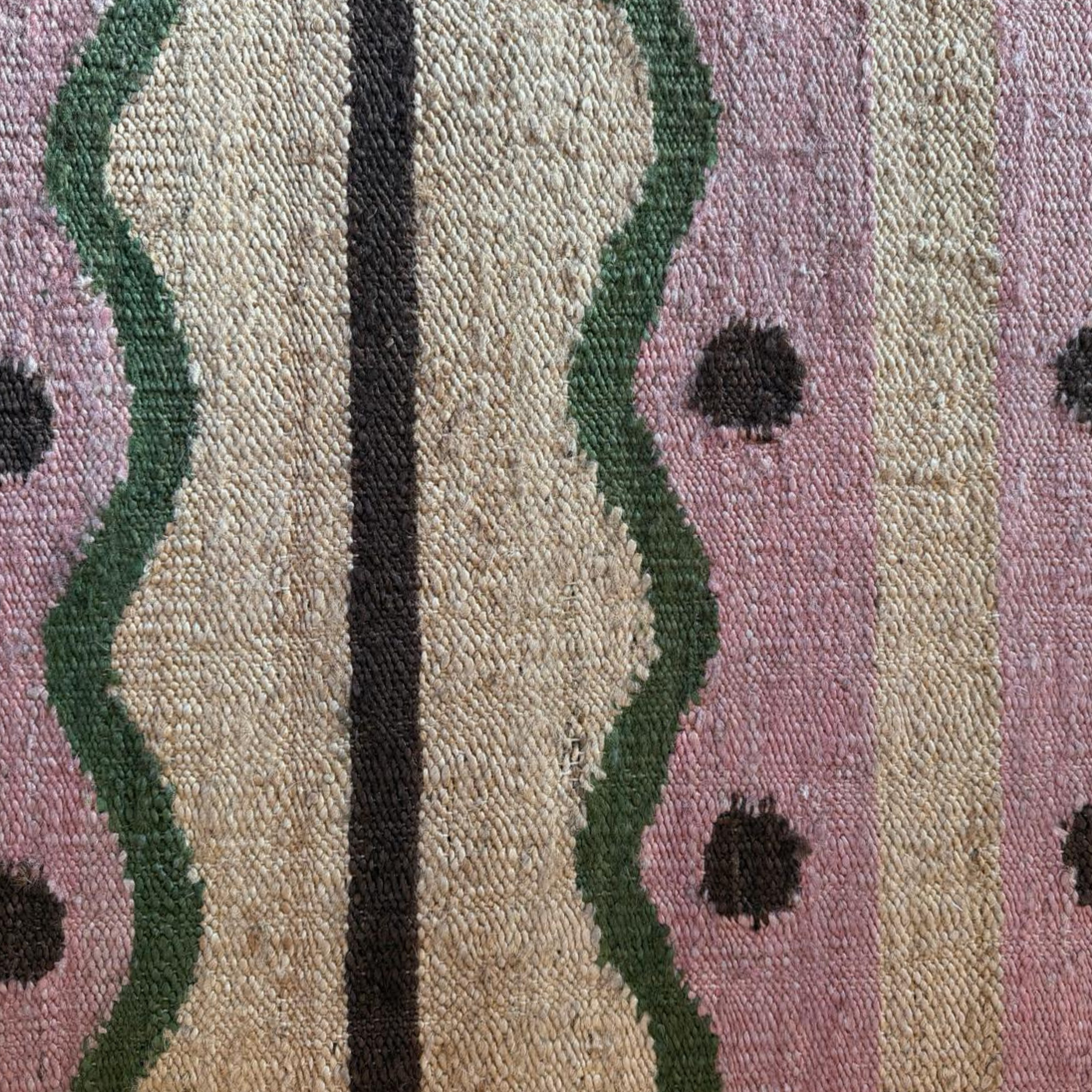 Skye - Pink, Brown & Green 1.5m x 2.5m