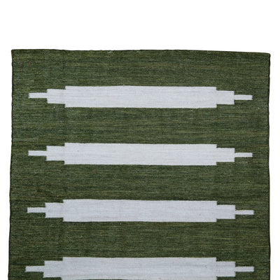 Bahia Flatweave Runner - Jungle Green