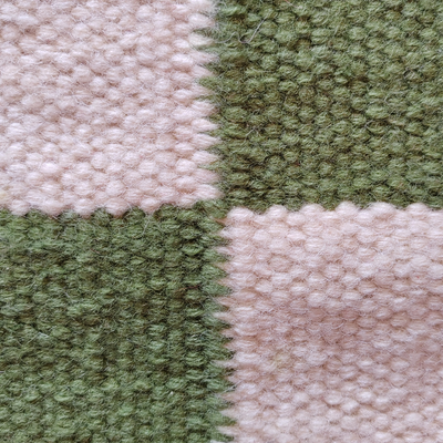 Chequerboard Flatweave Rug - Custom Colours & Size
