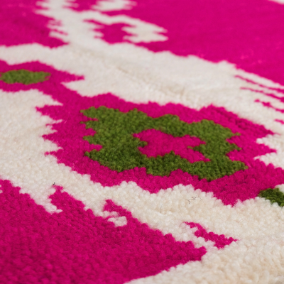 São Paulo Hand Knotted Rug - Rosa