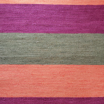 Jute Stripe Rug - Custom Colours & Size