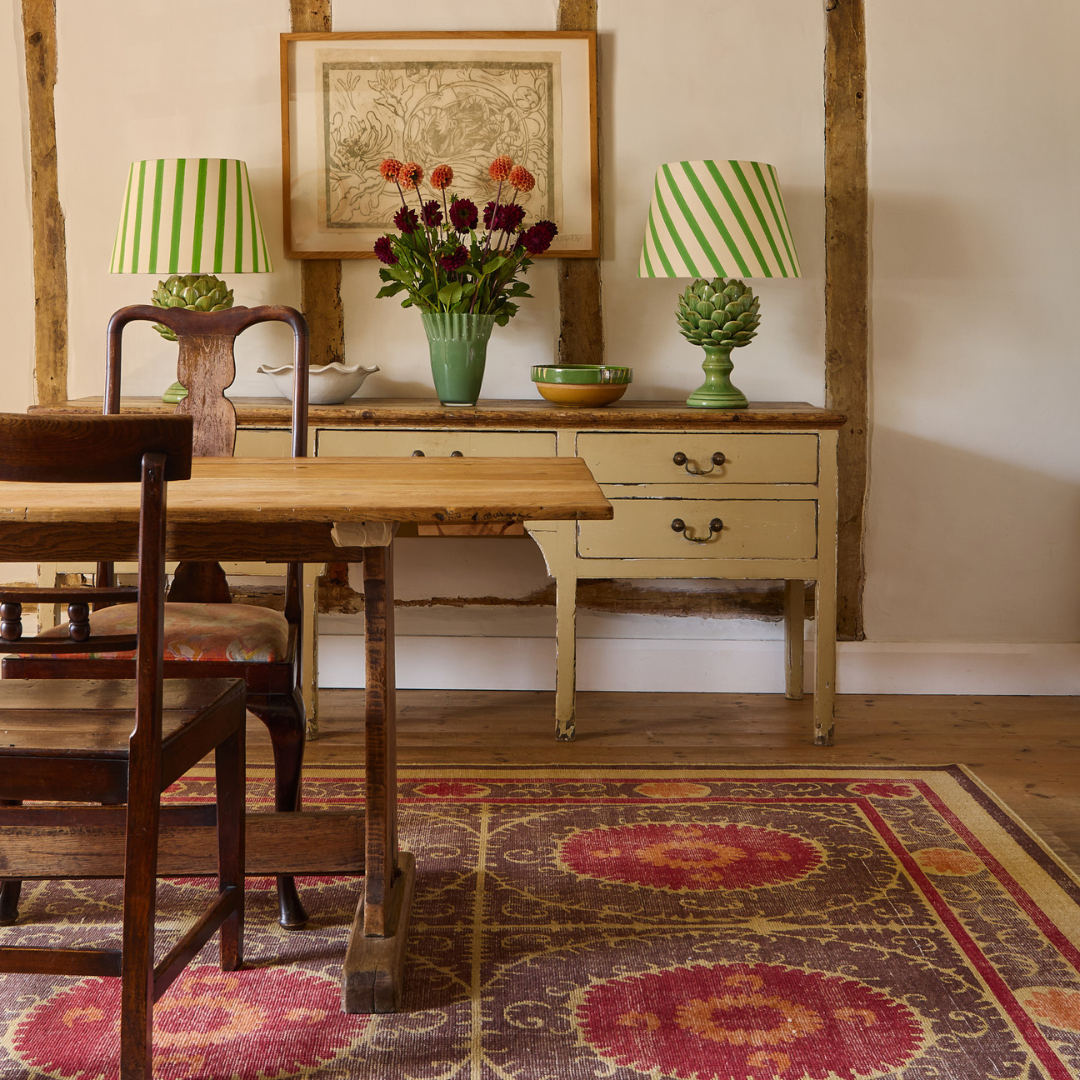 Zarafshan Hand Knotted Rug - Custom Colours & Size
