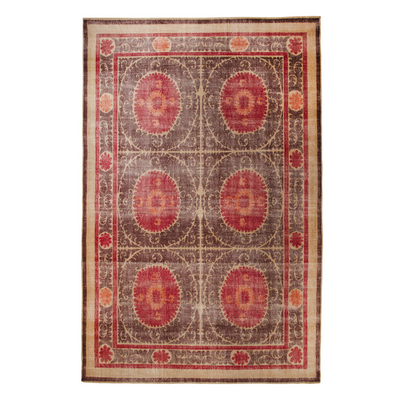 Zarafshan Hand Knotted Rug - Custom Colours & Size