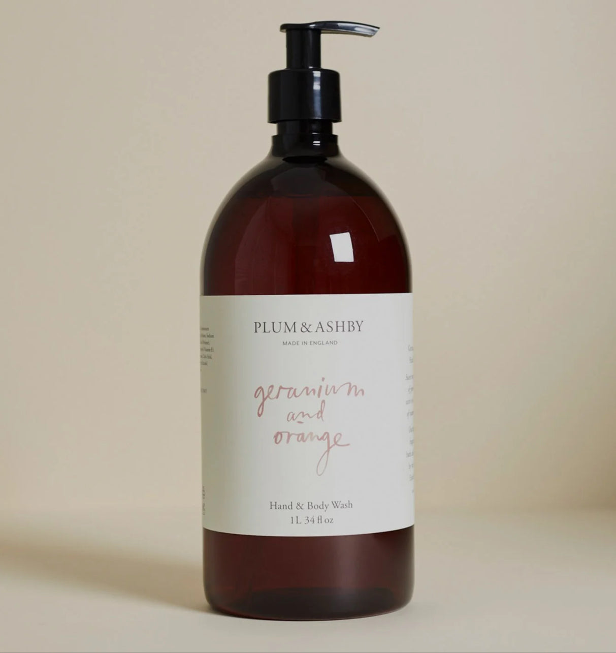 Plum & Ashby Hand & Body Wash - Geranium & Orange