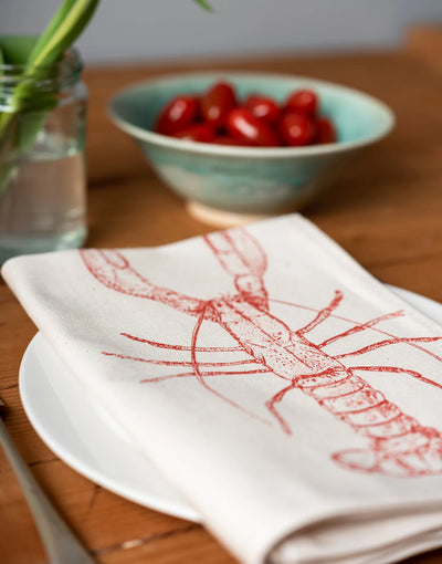 Lottie Day - Red Lobster Napkin Gift Set - Set of 6