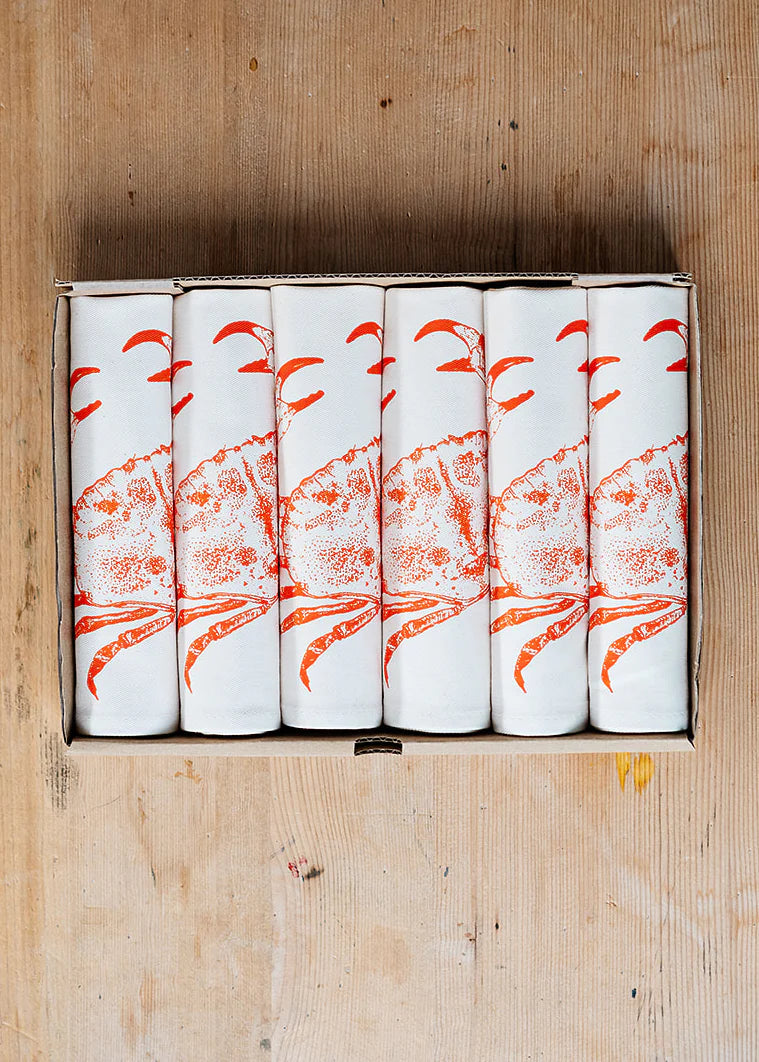 Lottie Day Napkins - Crab - Set of 6