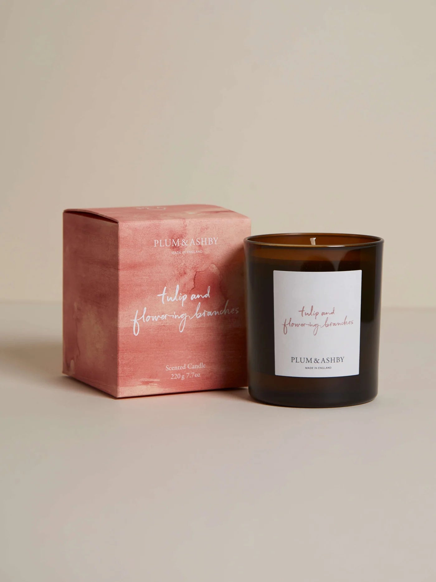 Plum & Ashby Tulip & Flowering Branches Candle