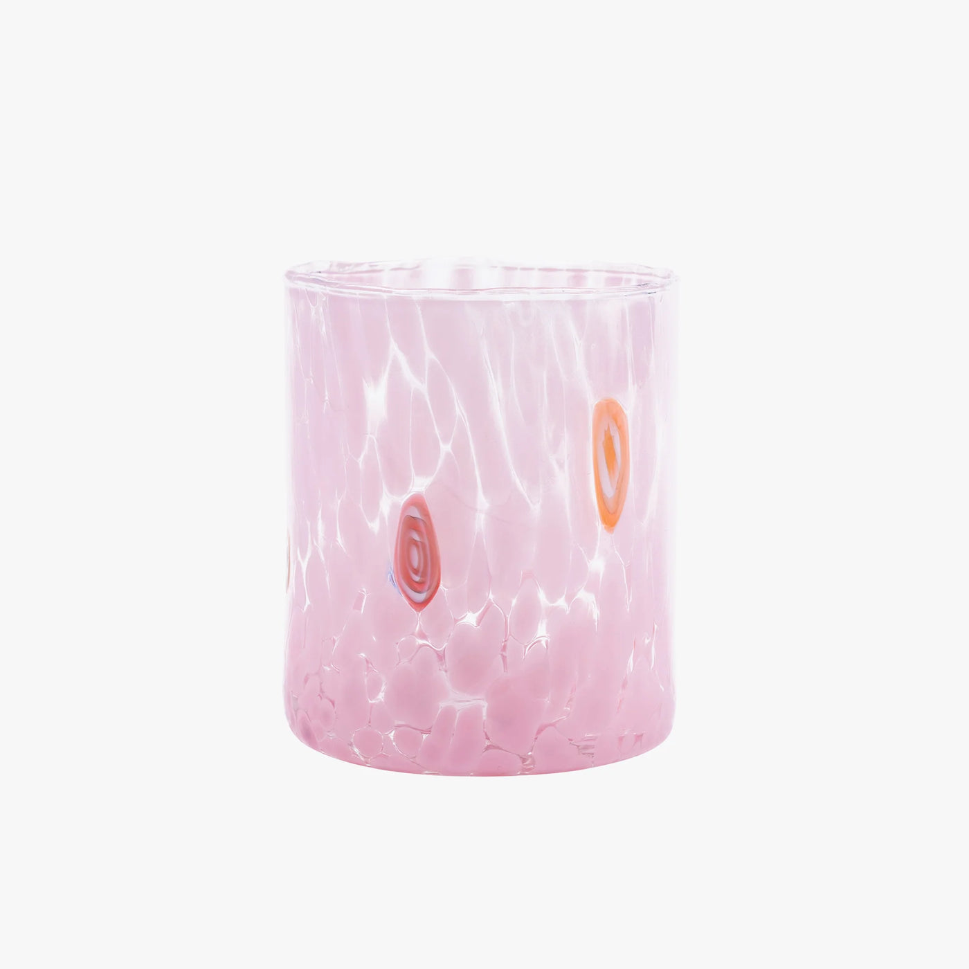 Murano Glass Tumbler - Pink