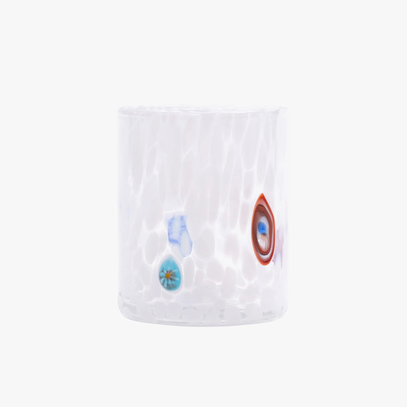 Murano Glass Tumbler - White