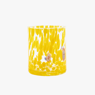 Murano Glass Tumbler - Yellow