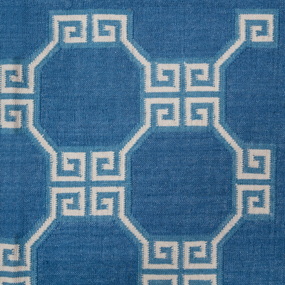 All Over Greek Key Flatweave Rug - Custom Colours & Size