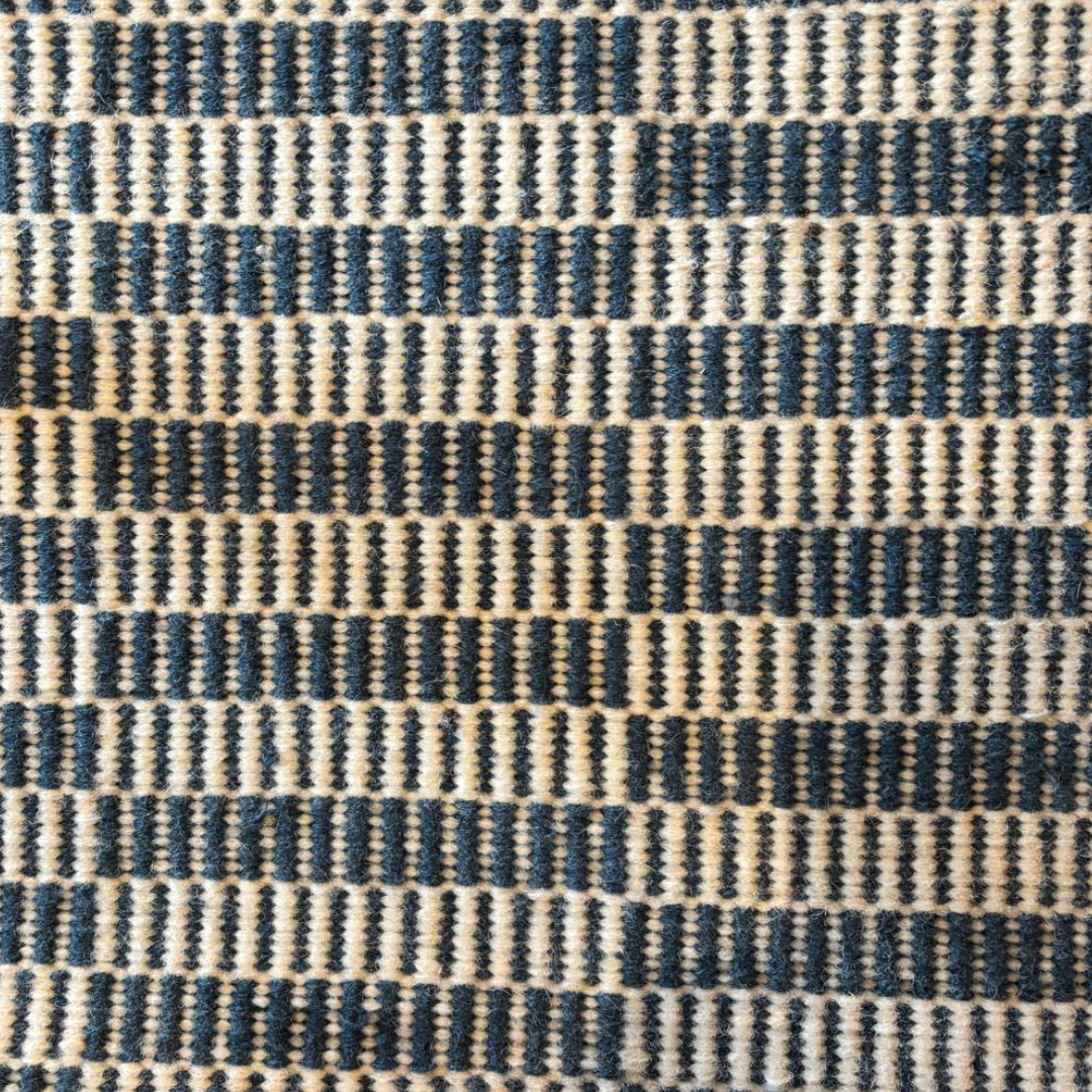 Tonal Stripes Hand Woven Wool Rug - Custom Colours & Size