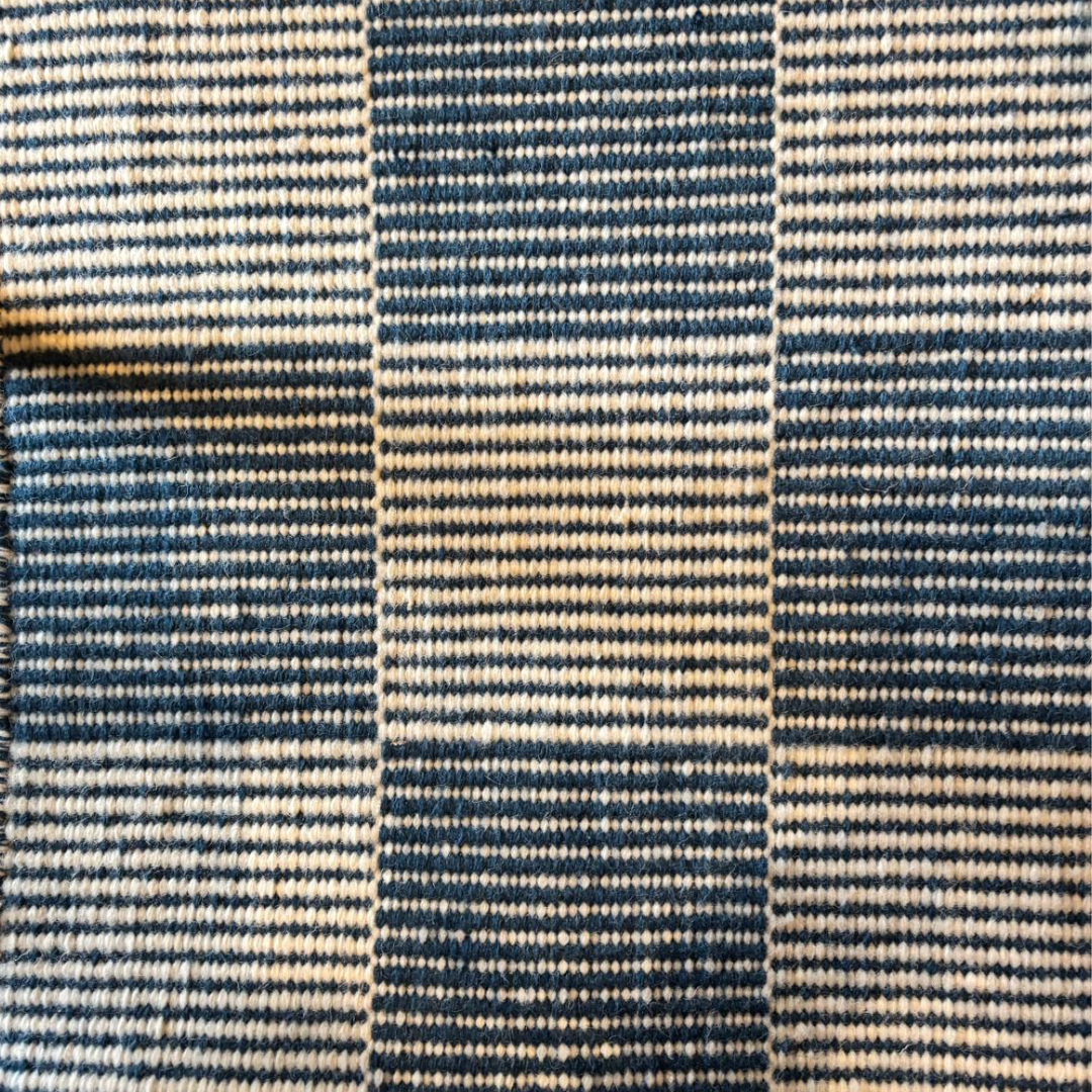 Tonal Squares Hand Woven Wool Rug - Custom Colours & Size