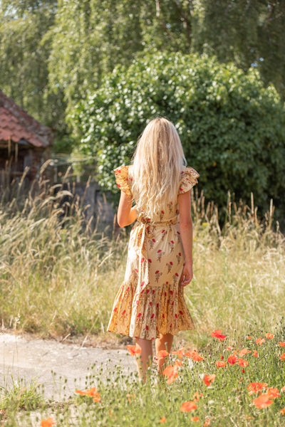 Hollyblocks - Avebury Poppy Wrap Dress