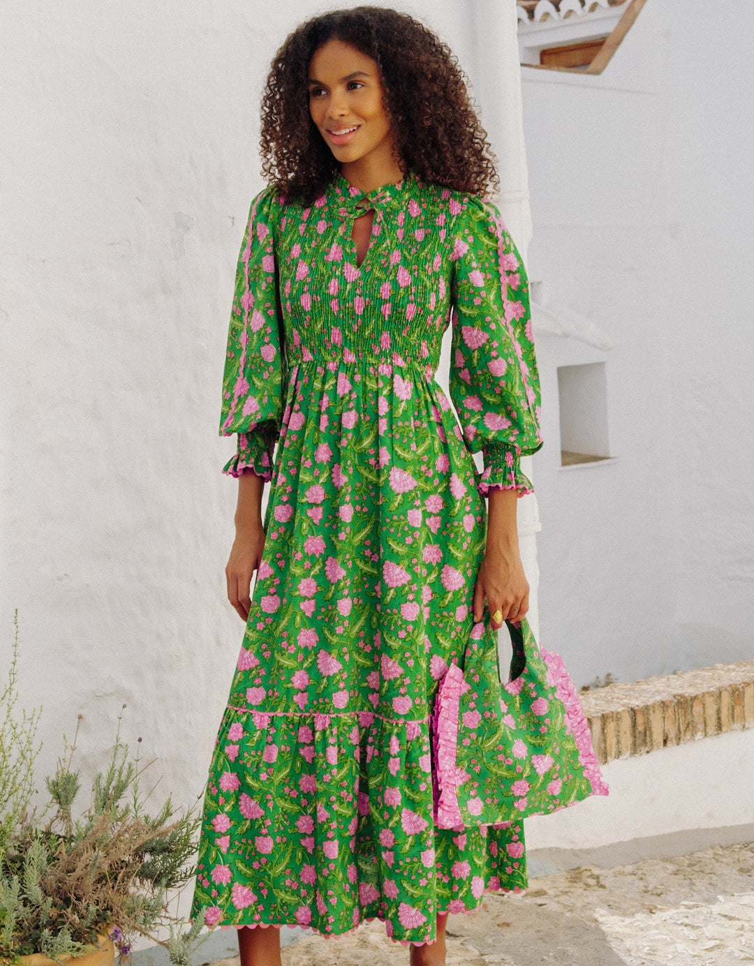 Pink City Prints - Izzy Dress Bombay Sprout Ltd Pink City Prints - Izzy Dress Bombay Sprout Ltd
