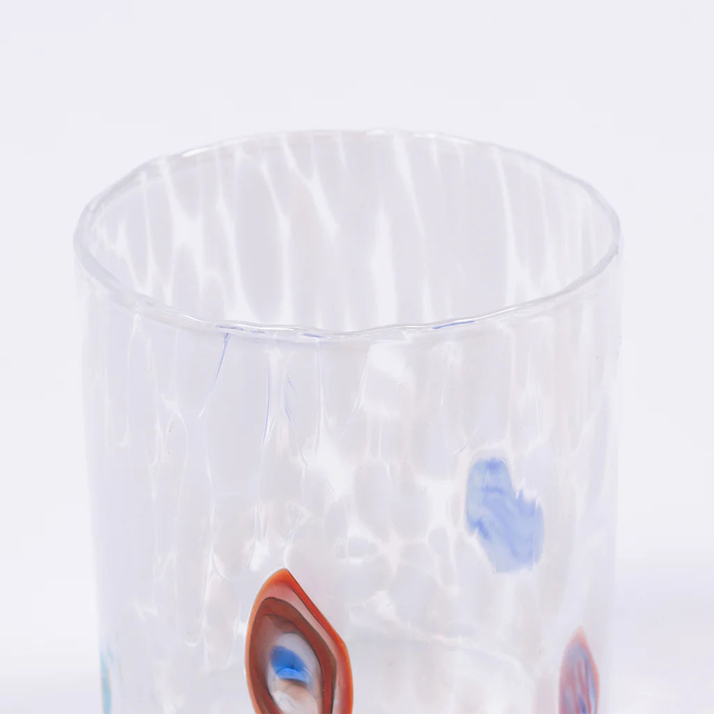 Murano Glass Tumbler - White