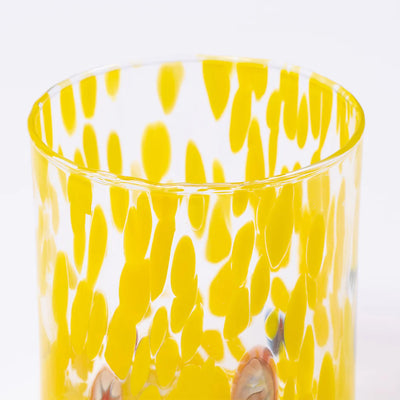 Murano Glass Tumbler - Yellow