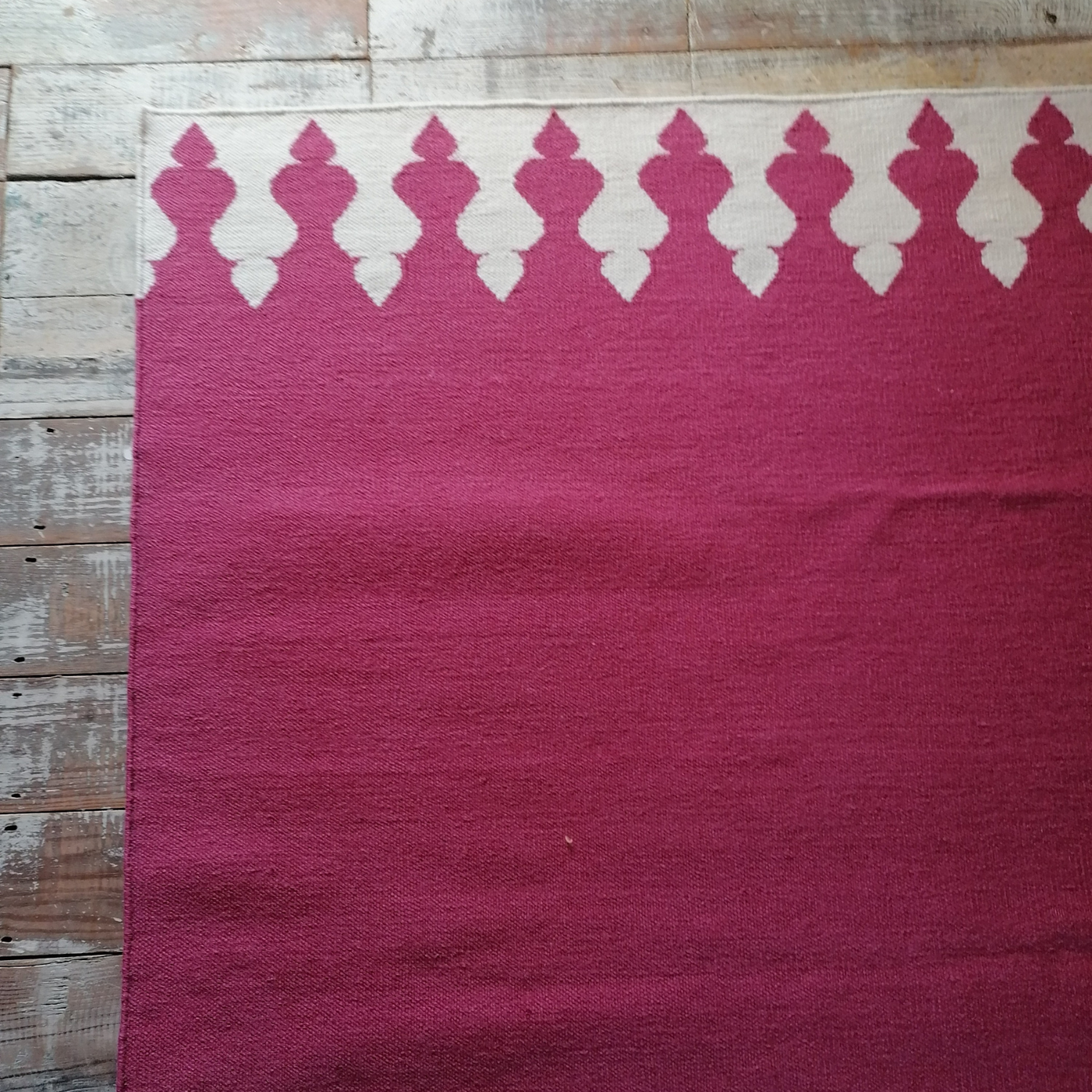 Samode Flatweave Rug - Pink - 1.4 x 1.8m