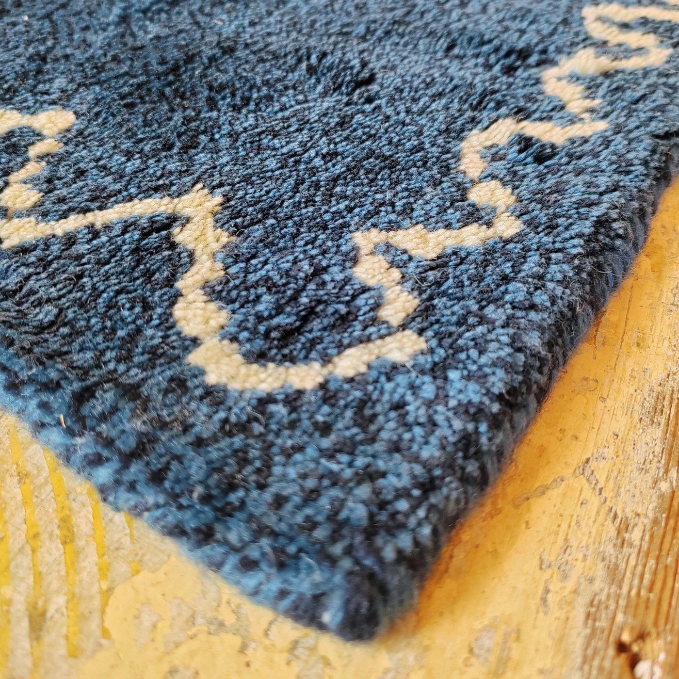 Squiggle Hand Knotted Rug - Custom Colours & Size
