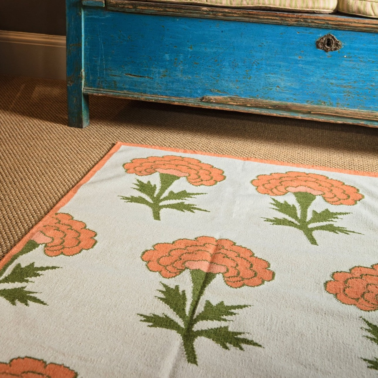 Sprouting Rug Marigold Flatweave Rug – Bombay Sprout Ltd
