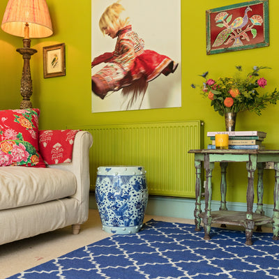 Lattice Flatweave Rug - Custom Colours