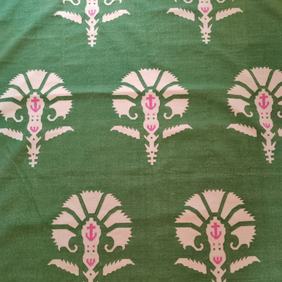 Floral Ottoman Flatweave Rug - Custom Colours & Size
