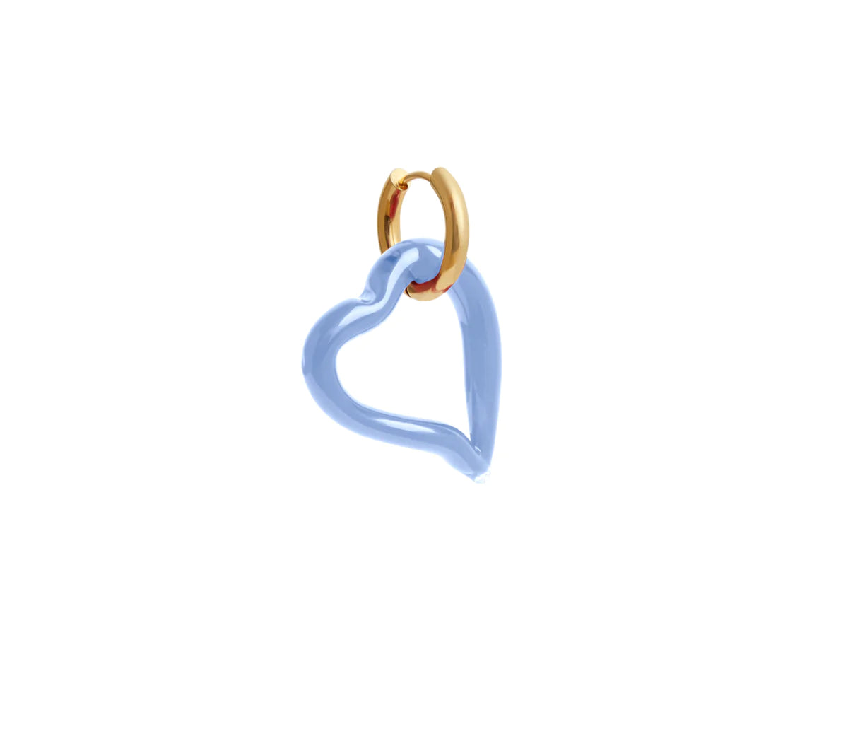 Sandralexandra - Heart of Glass Blue Earrings