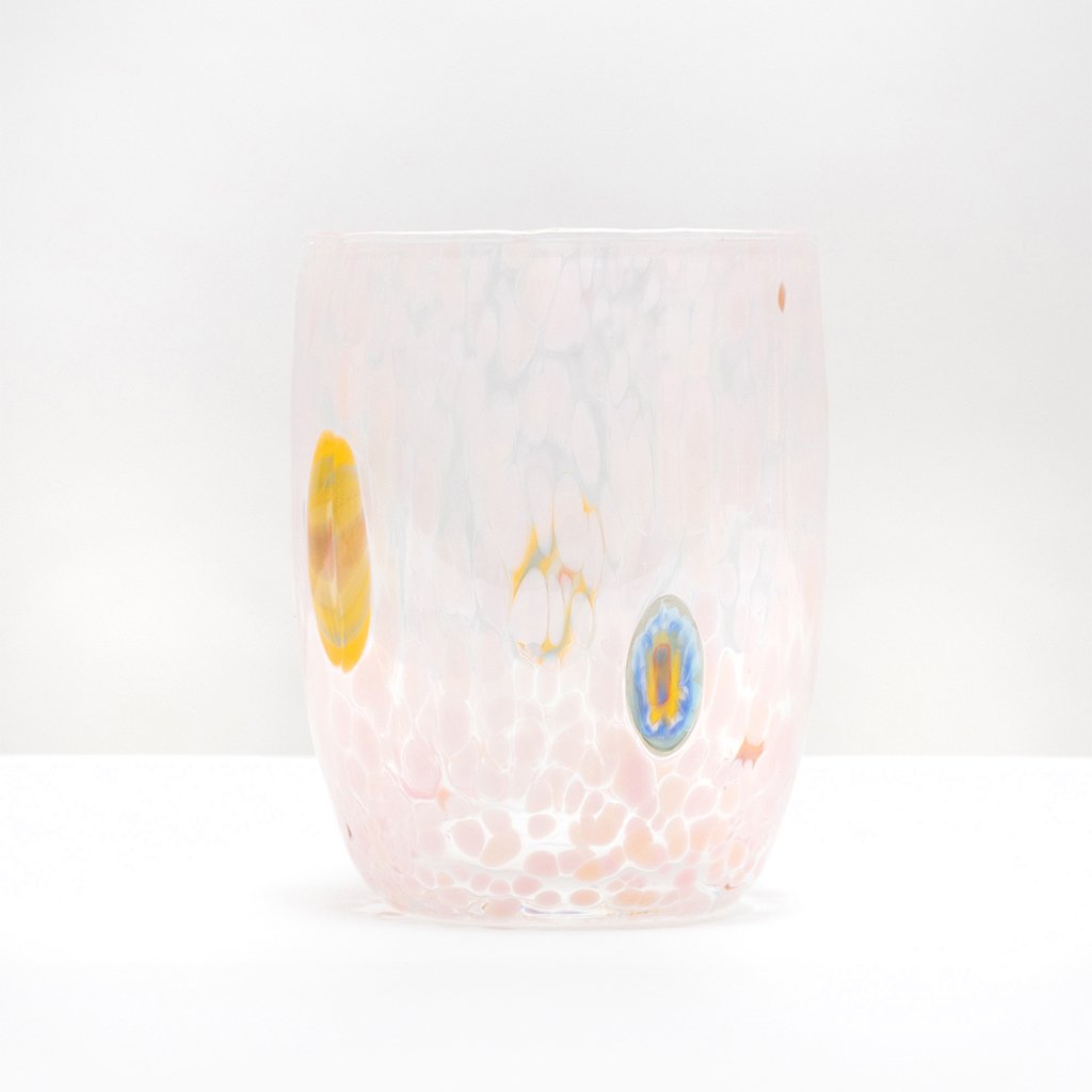 Murano Glass Tumbler - Pink